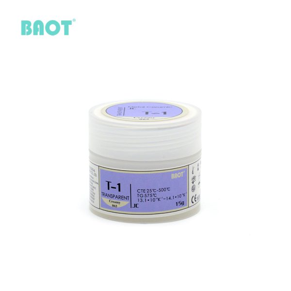 Metal Ceramic Dental Porcelain Powder PFM Effect Creamy
