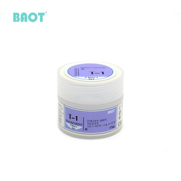 T Blue 1 Metal Ceramic Dental Porcelain Powder PFM Effect